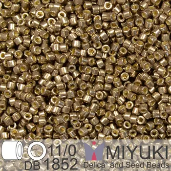 Korálek Korálky Miyuki Delica 11/0. Barva Duracoat Galvanized Pewter DB1852. Balení 5g