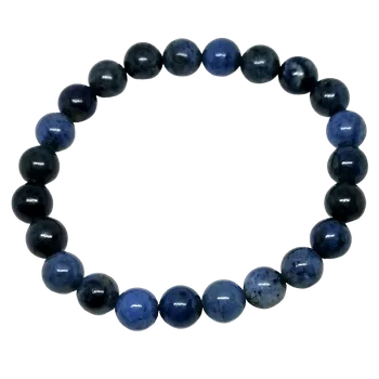 Náramek Dumortierit náramek 8 mm