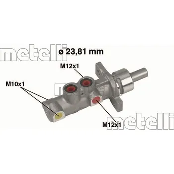 Brzdový válec Hlavní brzdový válec METELLI 05-0362
