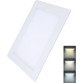 LED osvětlení Solight LED mini panel CCT, podhledový, 24W, 1800lm, 3000K, 4000K, 6000K, čtvercový