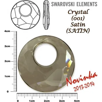 Přívěsek SWAROVSKI VICTORY Pendant barva CRYSTAL SATIN velikost 38mm.