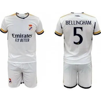 fotbalový komplet REAL MADRID BELLINGHAM velikosti: 128 cm (4-6 let)