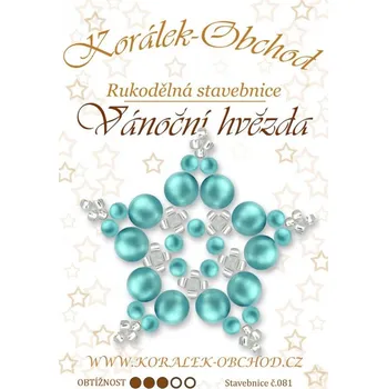 ostatní stavebnice STAVEBNICE Vánoční HVĚZDY číslo 081. Stavebnice obsahuje materiál na 2Ks VÁNOČNÍCH HVĚZD.