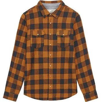 Pánská košile košile PICTURE Hillsboro BLACK/NUTZ velikost oblečení XL