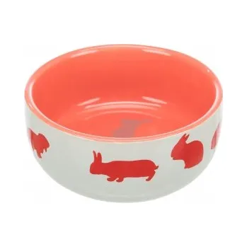 miska pro malé zvíře Keramická miska pro králíky barevná