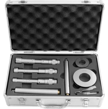 Sada třídotekových mikrometrů (dutinoměrů) KINEX/K-MET 3-6 mm, 0,001mm, DIN&nbsp;863, IP&nbsp;54 (7089-03-006)