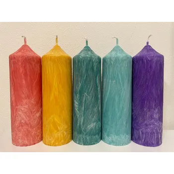 Svíčka Adventní svíčka vysoká, Barva: Purpurová