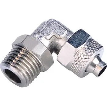 Fitinka Aignep L-šroubení, vnější závit R, pro hadičku 6/4mm - otočné Rozměr závitu: R1/4"