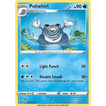 Sběratelská karetní hra Poliwhirl 031/196 - Lost Origin Typ karty: Non-Holo