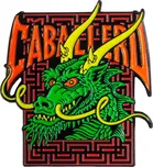 powell peralta Odznak cab street dragon green lapel pin