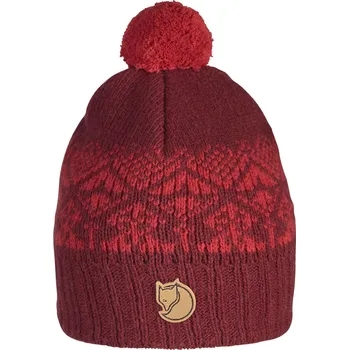 Pokrývka hlavy Dětská pletená čepice Fjällräven Kids Snowball Dark Garnet