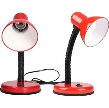 Lampička ČERVENÁ STOLNÍ LAMPIČKA 230V E27