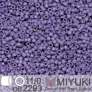 Korálek Korálky Miyuki Delica 11/0. Barva Matte Opaque Glazed Lupine DB2293. Balení 5g.