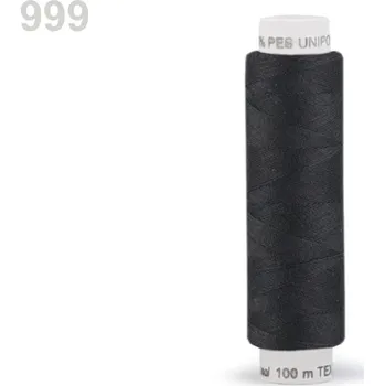 Nit Polyesterové nitě Unipoly návin 100 m 240042 - 999 černá