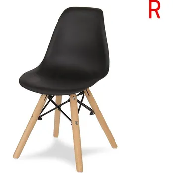 Jídelní židle Dětská designová židle ENZO černá
