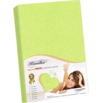 Prostěradlo Prostěradlo froté na vysokou matraci jarní zelená