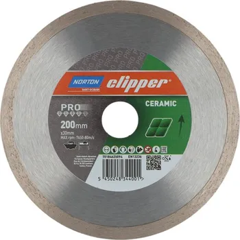 Řezný kotouč NORTON-CLIPPER Kotouče 200x30mm Norton Clipper PRO CERAMIC