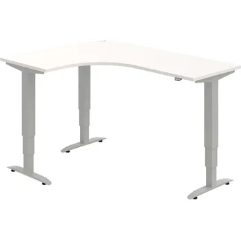Kancelářský vozík HOBIS trigon elektr.stavitelný stůl stand.ovlad. - MST 3 60 P, bílá + doprava zdarma