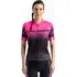 cyklistický dres CRUSSIS Cyklistický dres CSW-057 černý/růžový