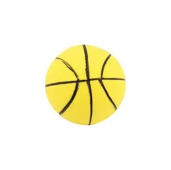 Míčový sport Teddies Míček basketbal guma 8,5cm Žlutý