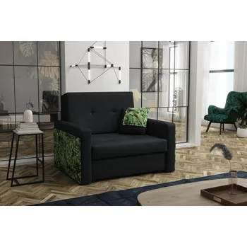 Pohovka Falco Rozkládací křeslo Vivian Mel I černá/jungle