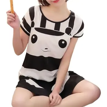 Dámské pyžamo Dámské pyžamo - dámské prádlo na spaní - Černá