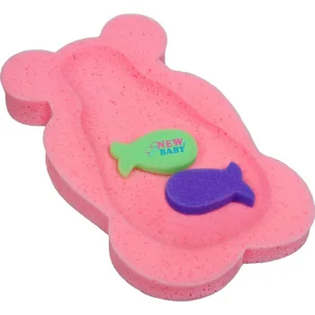 koupací vanička NEW BABY Pěnová podložka maxi BASIC medvěd růžová