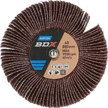 Brusný kotouč NORTON-CLIPPER Vřetenové lamelové kotouče 80x30mm x6mm SK(C) Zr 40 Norton BDX