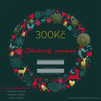 Šperky4U Tištěný dárkový poukaz - Vánoce - DP03-300