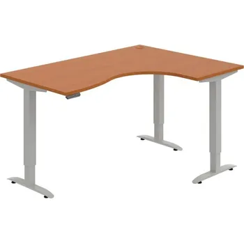 Kancelářský vozík HOBIS trigon elektr.stavitelný stůl paměť.ovlad. - MST 2M 2005 L, třešeň + doprava zdarma