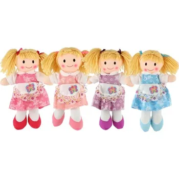Panenka Teddies Panenka hadrová - 20 x 13 cm - 4 barvy