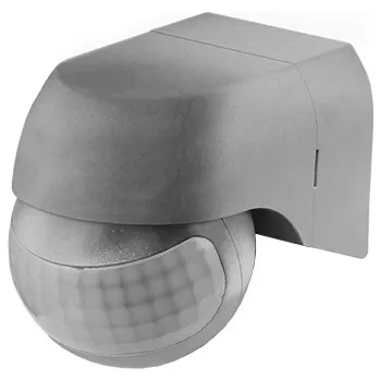 Pohybové čidlo PANLUX SENSOR PIR pohybové čidlo 180° IP44 - stříbrná