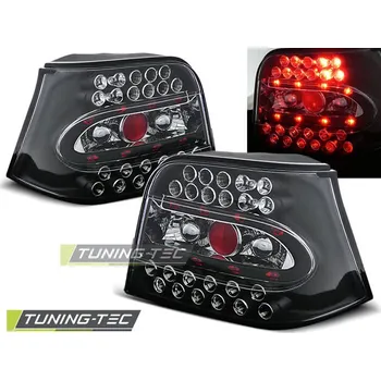 Zadní světlomet Zadní světla VW Golf IV 98-03 - krystal/černé LED (LDVW09)