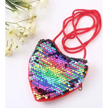 Peněženka Dívčí peněženka s flitry - tmavá barva