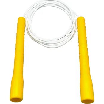 Švihadlo Kabelové švihadlo s dlouhou rukojetí — žluto bílé
