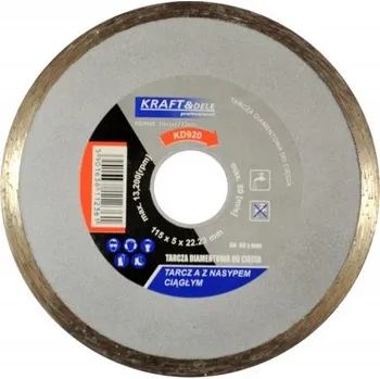 Brusný kotouč Kraft&Dele KD920 diamantový kotouč pro řezání betonu 115x5x22,23mm