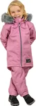 ESITO Dívčí zimní softshellový kabát s beránkem Antique pink - antique pink / 92