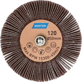 Brusný kotouč NORTON-CLIPPER Vřetenové lamelové kotouče 50x30mm x6mm SK(C) Zr 120 Norton BDX