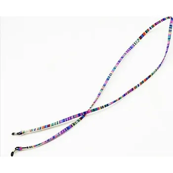 Pouzdro na brýle Textilní šňůrka na brýle | provázek na brýle - Fialová