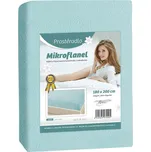 Prostěradlo Mikroflanel Modrá BX1000277 - 180x200 cm