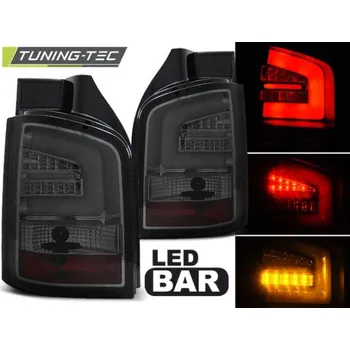 Osvětlení automobilu ZADNÍ SVĚTLA, LAMPY LED VOLKSWAGEN T5, 2003-2009, KOUŘOVÉ (LDVW95)