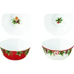 Easy Life, Itálie Easy Life - Sada dvou porcelánových misek Christmas Berries 2 ks - 14 cm Barva: jako na obrázku