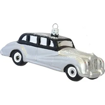Vánoční ozdoba Vánoční ozdoba autíčko stříbrné