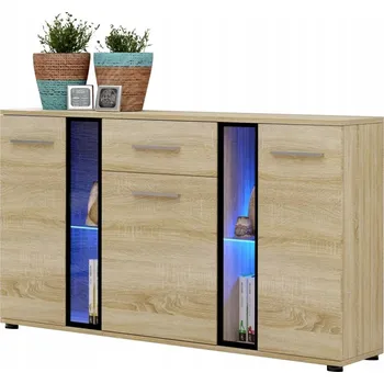 Komoda Komoda MIWA, dub sonoma + vyzvednutí ZDARMA