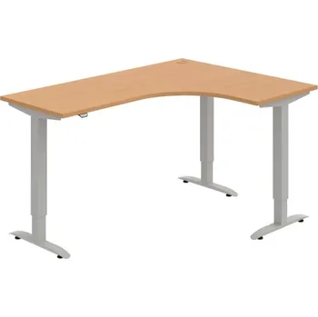 Kancelářský vozík HOBIS trigon elektr.stavitelný stůl stand.ovlad. - MST 2 60 L, buk + doprava zdarma