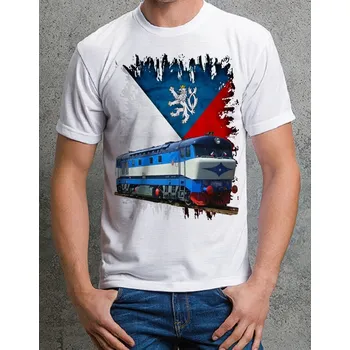 Pánské tričko tričko s lokomotivou T478 146