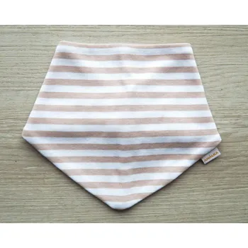 Nákrčník AMÁLKA Bavlněný šátek na krk pruhy