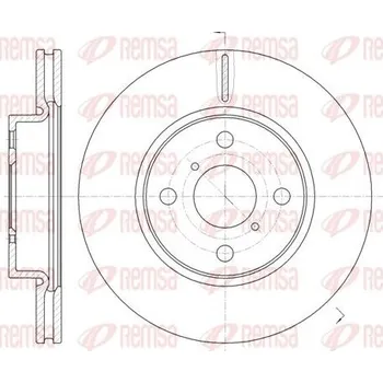 Brzdový kotouč Brzdový kotouč REMSA 61169.10