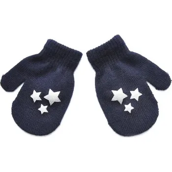 Rukavice Zimní rukavice | dětské palčáky se srdíčky, 1-5 let - A(2-4Y)