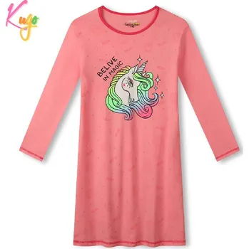 Dívčí noční košile dl.r. Kugo MN3774, lososová